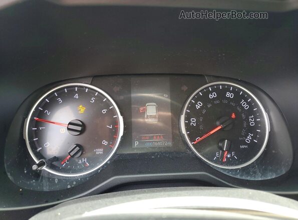 2T3F1RFV4LC069435 2020 TOYOTA RAV4 Черный Вид щитка приборов