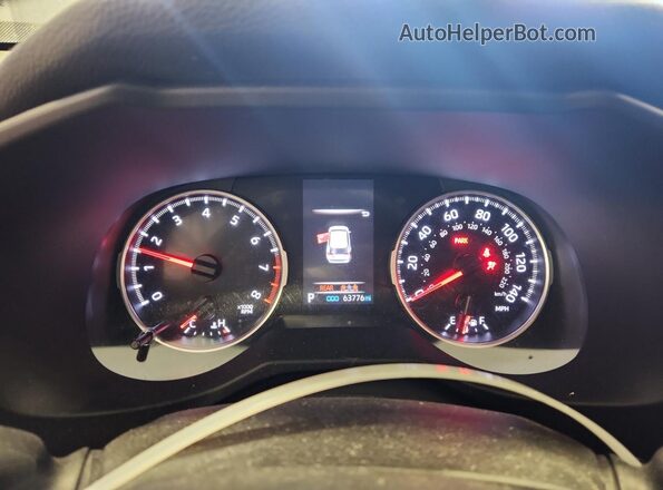 2T3F1RFV4MC191097 2021 TOYOTA RAV4 Black ხელსაწყოთა პანელის ხედი