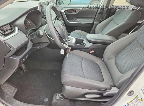 2T3F1RFV4NC307206 2022 TOYOTA RAV4 White Widok wnętrza z przodu