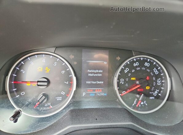 2T3F1RFV4NW263979 2022 TOYOTA RAV4 White Սարքավորումների վահանակի տեսք