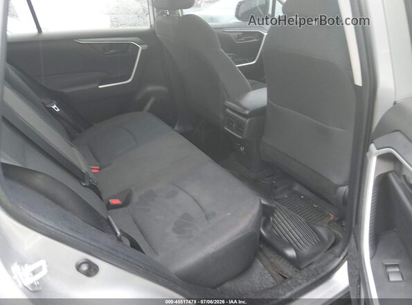 2T3F1RFV4NW291751 2022 TOYOTA RAV4 Silver Widok naklejki z numerem VIN