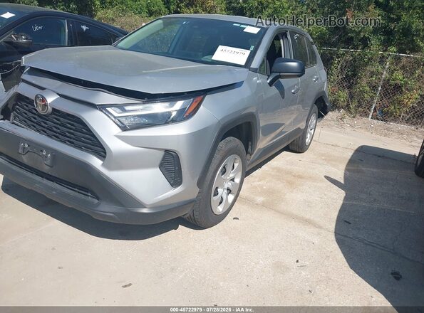 2T3F1RFV4RW459331 2024 TOYOTA RAV4 Silver წინა მარცხენა ხედი სამი მეოთხედიდან