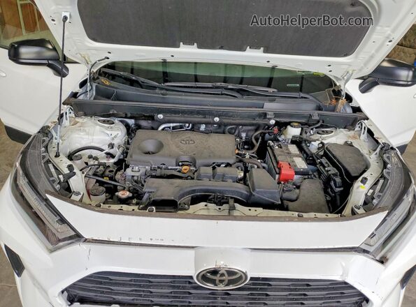 2T3F1RFV4SC504159 2025 TOYOTA RAV4 White Вид підкапотного простору