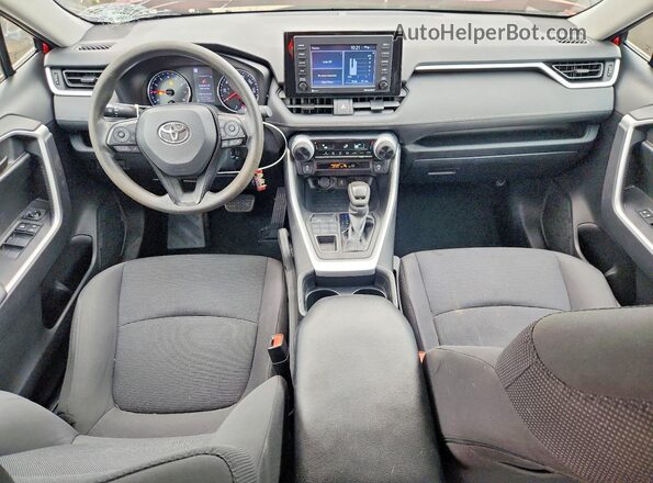2T3F1RFV5LW135280 2020 TOYOTA RAV4 Red Dashboard view