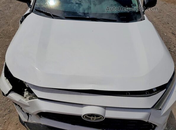 2T3F1RFV5NC280338 2022 TOYOTA RAV4 Белый Вид задней части салона