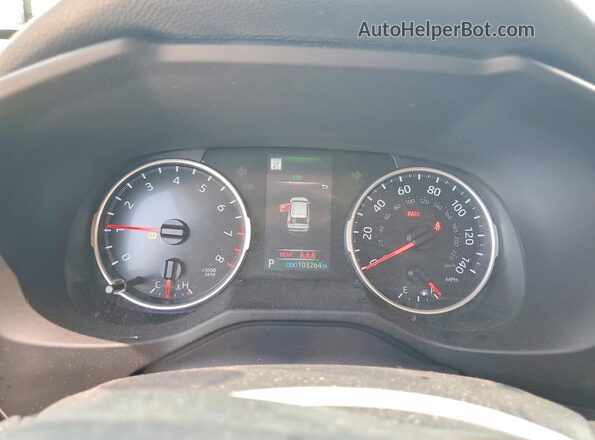 2T3F1RFV5NC280338 2022 TOYOTA RAV4 Белый Вид щитка приборов