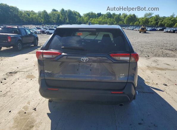 2T3F1RFV5NW312946 2022 TOYOTA RAV4 Charcoal Հետևի տեսք