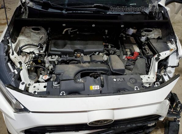 2T3F1RFV5PC339147 2023 TOYOTA RAV4 White ძრავის განყოფილების ხედი