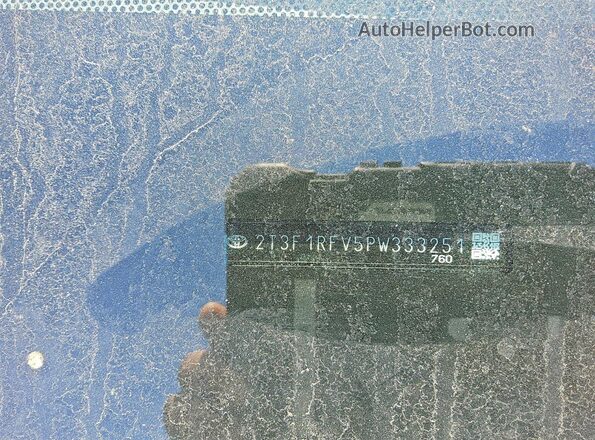 2T3F1RFV5PW333251 2023 TOYOTA RAV4 Black VIN კოდის სტიკერის ხედი