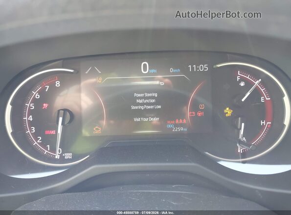 2T3F1RFV5SC560966 2025 TOYOTA RAV4 White Widok tylnych siedzeń
