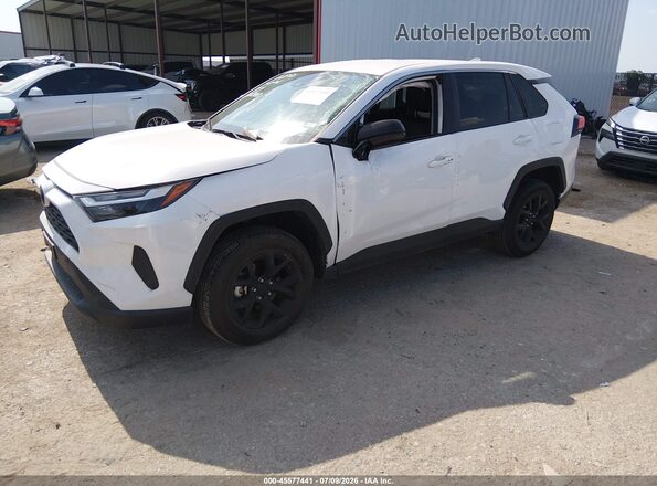 2T3F1RFV6SC522422 2025 TOYOTA RAV4 White წინა მარცხენა ხედი სამი მეოთხედიდან