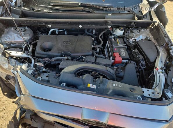 2T3F1RFV7KW060807 2019 TOYOTA RAV4 Silver Սալոնի հետևի տեսք