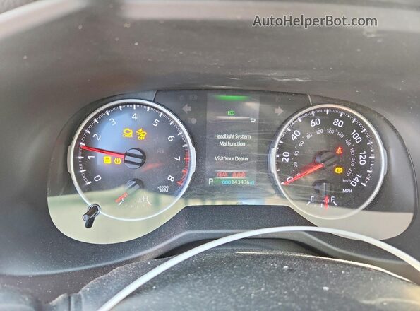 2T3F1RFV7MC232306 2021 TOYOTA RAV4 Серый Вид щитка приборов