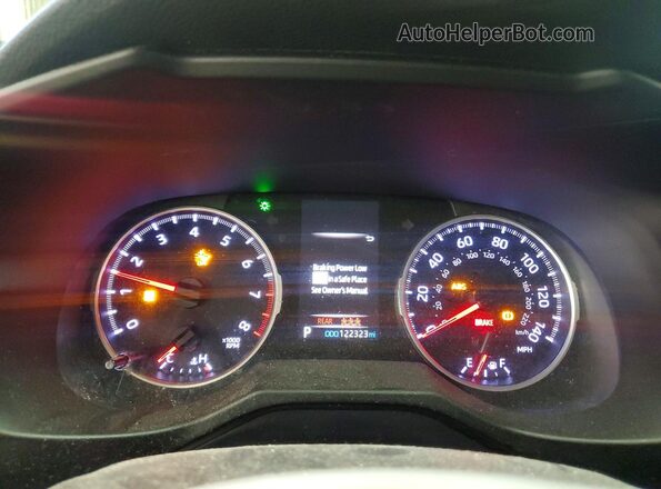 2T3F1RFV8LC068367 2020 TOYOTA RAV4 Black Widok zestawu wskaźników