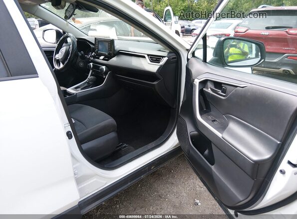 2T3F1RFV8MW186340 2021 TOYOTA RAV4 White Widok wnętrza z przodu
