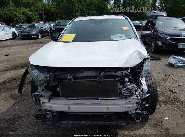 2T3F1RFV8MW186340 2021 TOYOTA RAV4 White Widok zestawu wskaźników