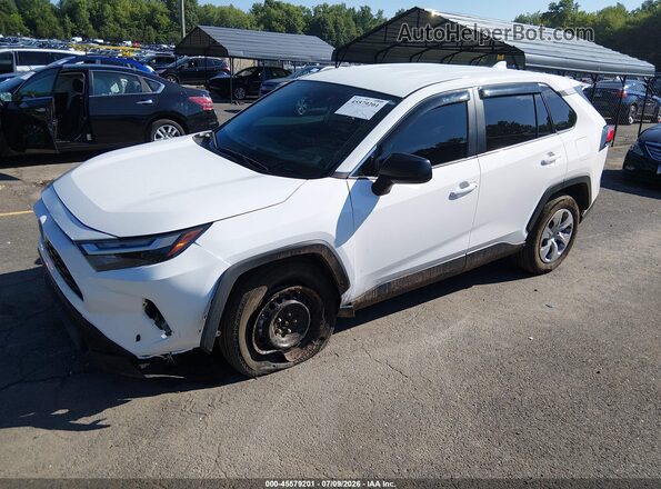 2T3F1RFV8RC458264 2024 TOYOTA RAV4 White წინა მარცხენა ხედი სამი მეოთხედიდან