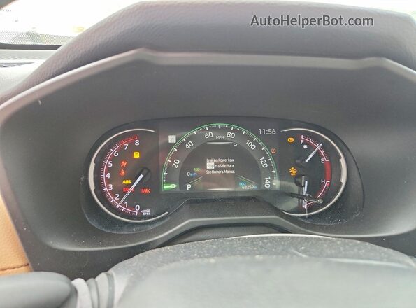 2T3F1RFV8RW438353 2024 TOYOTA RAV4 Белый Вид щитка приборов
