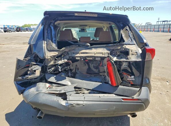 2T3F1RFV9KW021670 2019 TOYOTA RAV4 Black Вид ззаду
