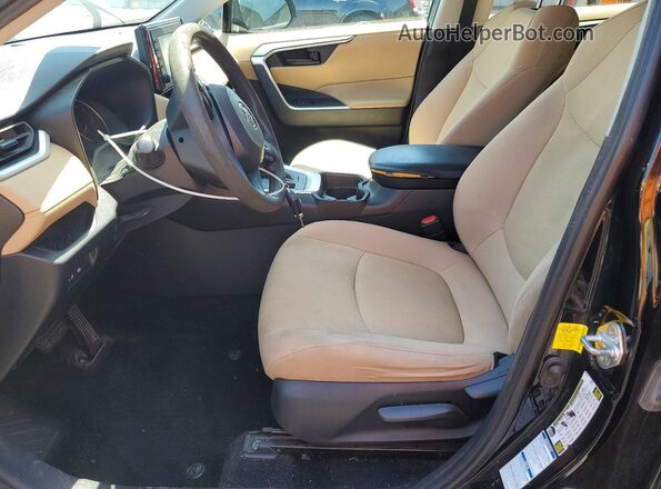 2T3F1RFV9KW021670 2019 TOYOTA RAV4 Black Вид салону спереду