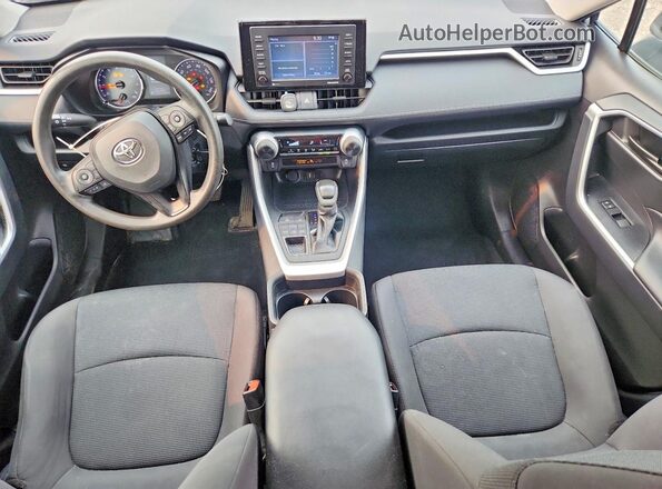 2T3F1RFV9MC210680 2021 TOYOTA RAV4 Серебряный Вид панели приборов