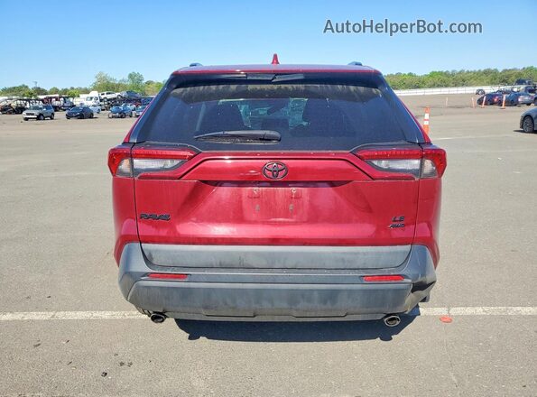 2T3F1RFV9MW198805 2021 TOYOTA RAV4 Red Vista trasera