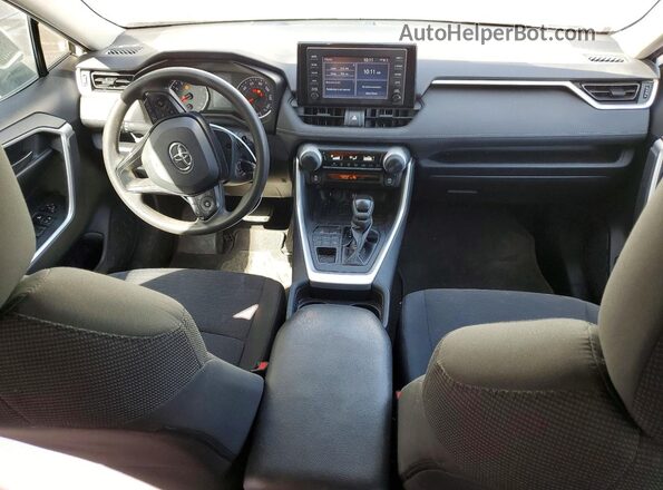 2T3F1RFVXKC012414 2019 TOYOTA RAV4 White Առջևի վահանակի տեսք