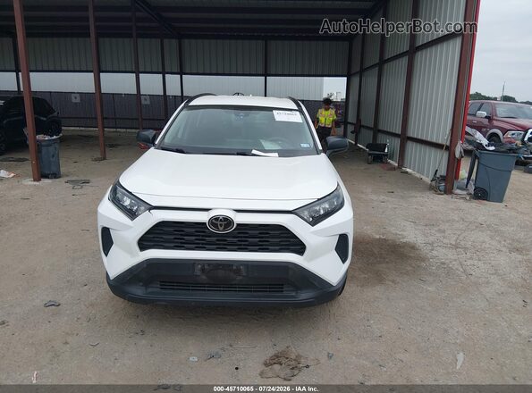 2T3F1RFVXKC041248 2019 TOYOTA RAV4 White Widok zestawu wskaźników