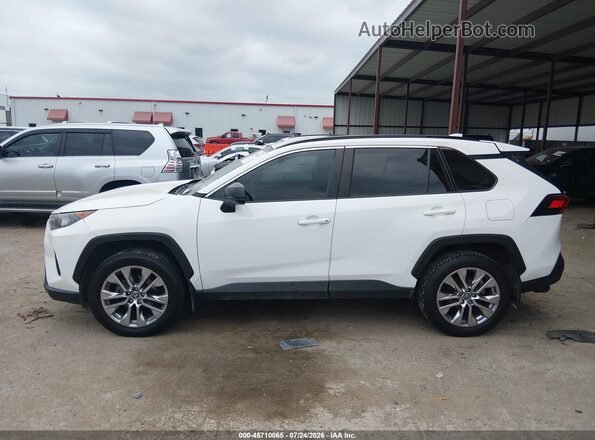 2T3F1RFVXKC041248 2019 TOYOTA RAV4 White Widok wnętrza 360 stopni