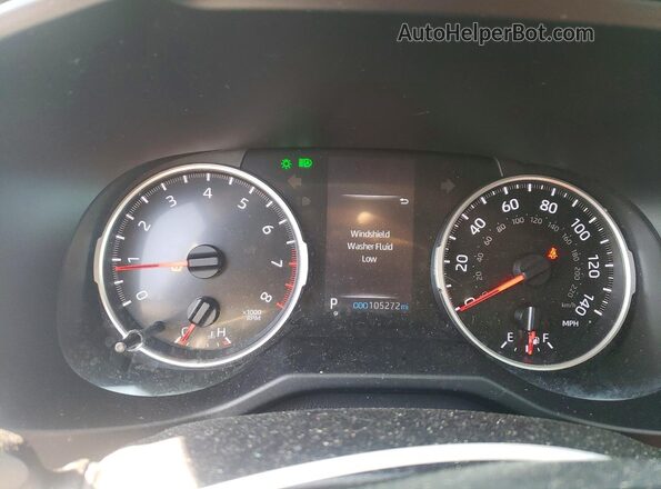 2T3F1RFVXMC147038 2021 TOYOTA RAV4 Black Instrument cluster view