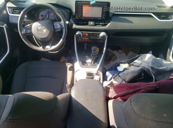 2T3F1RFVXMC147038 2021 TOYOTA RAV4 Black Dashboard view