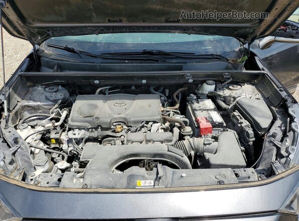 2T3F1RFVXMC201888 2021 TOYOTA RAV4 Gray Вид підкапотного простору