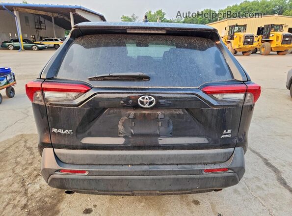 2T3F1RFVXNC288953 2022 TOYOTA RAV4 Black Vista trasera