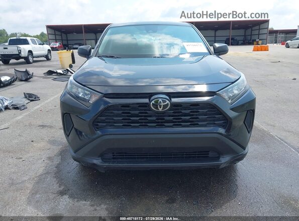2T3F1RFVXNW263355 2022 TOYOTA RAV4 Black Вид задньої частини салону