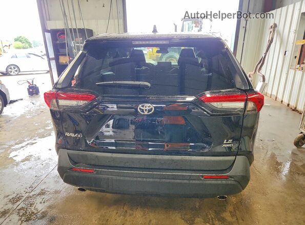 2T3F1RFVXNW319665 2022 TOYOTA RAV4 Black Vista trasera