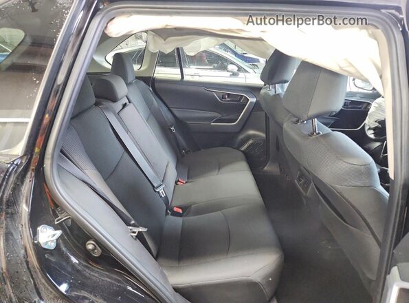 2T3F1RFVXNW319665 2022 TOYOTA RAV4 Black Vista de los asientos traseros