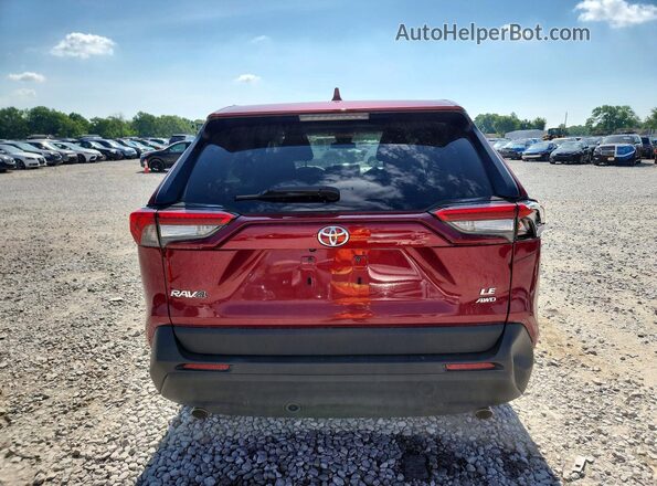 2T3F1RFVXPW361367 2023 TOYOTA RAV4 Red უკანა ხედი