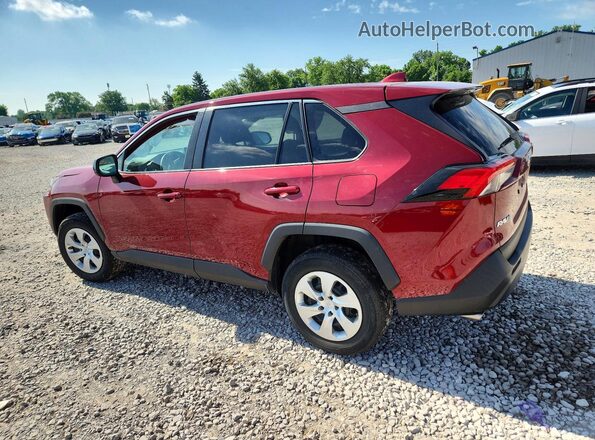 2T3F1RFVXPW361367 2023 TOYOTA RAV4 Red უკანა მარცხენა