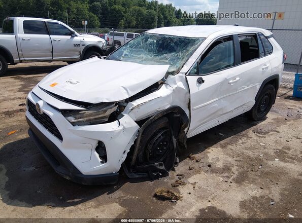 2T3F1RFVXPW362826 2023 TOYOTA RAV4 White წინა მარცხენა ხედი სამი მეოთხედიდან