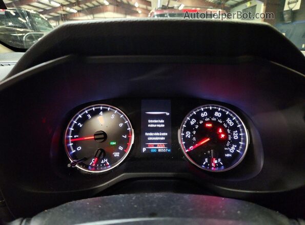 2T3G1RFV0LW126104 2020 TOYOTA RAV4 Gray ხელსაწყოთა პანელის ხედი