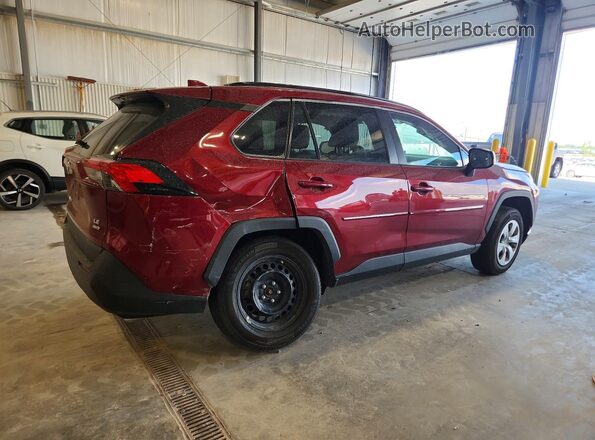 2T3G1RFV0MW183761 2021 TOYOTA RAV4 Бордовый Задняя правая четверть