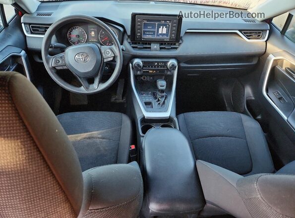 2T3G1RFV0MW183761 2021 TOYOTA RAV4 Бордовый Вид панели приборов