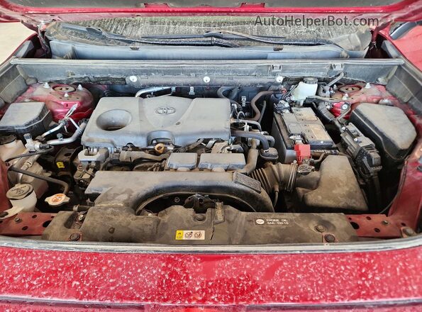 2T3G1RFV0MW183761 2021 TOYOTA RAV4 Бордовый Вид подкапотного пространства