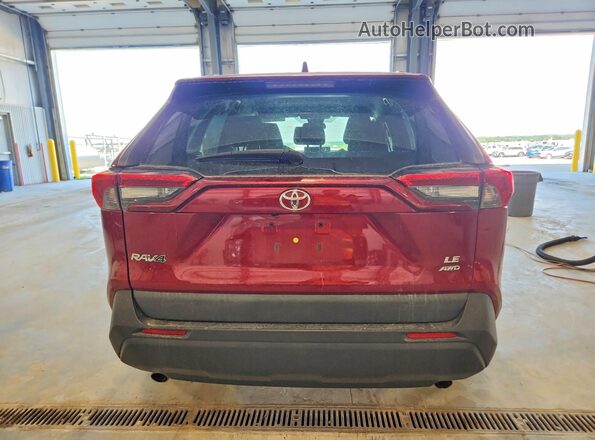 2T3G1RFV0MW183761 2021 TOYOTA RAV4 Бордовый Вид сзади