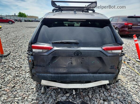 2T3G1RFV0NC308616 2022 TOYOTA RAV4 Gray უკანა ხედი