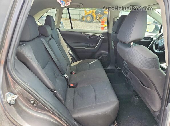 2T3G1RFV0NC308616 2022 TOYOTA RAV4 Gray უკანა სავარძლების ხედი