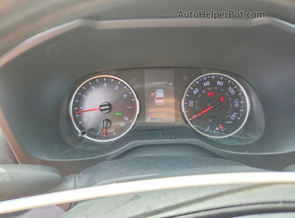 2T3G1RFV0NC308616 2022 TOYOTA RAV4 Gray ხელსაწყოთა პანელის ხედი