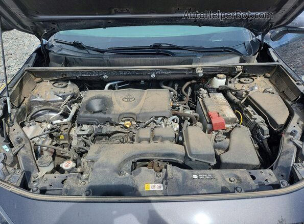 2T3G1RFV0NC308616 2022 TOYOTA RAV4 Gray უკანა სალონის ხედი