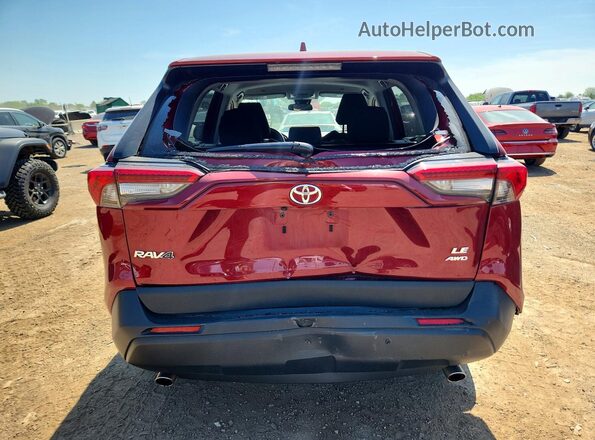 2T3G1RFV0SW521608 2025 TOYOTA RAV4 Red Widok z tyłu
