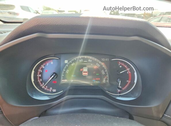 2T3G1RFV0SW521608 2025 TOYOTA RAV4 Red Widok zestawu wskaźników